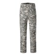 thumbnail image 1 of Innerwin Pants Elastic Waist Mens Bottoms Summer Drawstring Fitted Trousers ACU XL/36, 1 of 2