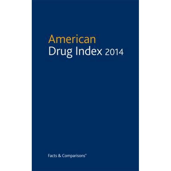 Pre-Owned American Drug Index 2014 (Hardcover) 1574393502 9781574393507