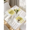 thumbnail image 5 of Eucalyptus Yellow Placemats Set of 6, Vintage Bottle Succulents Flower Stripe Placemats for Dining Table, Place Mats for Kitchen Tabletop, Waterproof Wipeable Dining Table Mats Set, 5 of 9