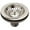 Black, variant on Rohl 735WH Basket Strainer without Pop-Up Manual Operation, White