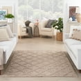 thumbnail image 6 of Nourison Easy Care 5' x 7' Natural Beige Modern Flatweave Indoor/Outdoor Rug, 6 of 11