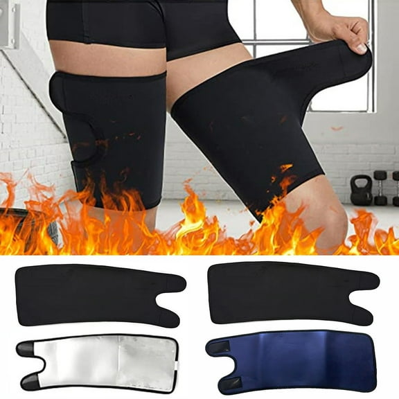 Thigh Sleeves under $5! CQCYD Sports Body Shaping Thigh Sleeves, Sweat Enhancing Fitness Leg Compression Sleeves, Adjustable Thigh Straps for Workout, Muscle Support for Men Women