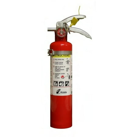 Kidde Pro Plus Multi-Purpose Dry Chemical Fire Extinguisher-ABC Type, 2.5 lb Cap. Wt.