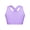 Lavender, variant on Girls Sleeveless Criss Cross Back Tanks Crop Tops Ballet Dance Running Gym Yoga Sport Bra Top Lavender 12