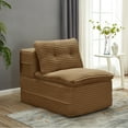 thumbnail image 5 of New Sectional Sleeper Sofa with Pull Out Couch Bed - Convertible Plush Corduroy Cloud Couch Comfy Modular Couches for Living Room Apartment, 5 of 9