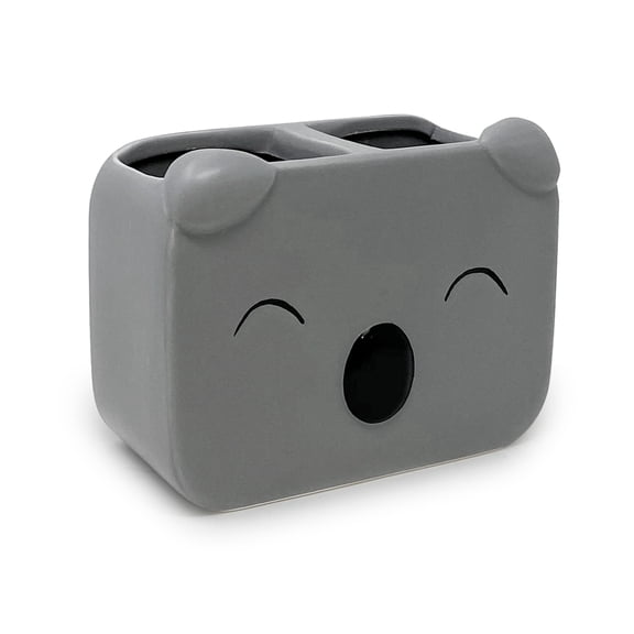 Isaac Jacobs 2-Section Ceramic Koala Multi-Purpose Organizer