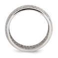 thumbnail image 2 of 925 Sterling Silver 5 Row Eternity Ring Cz, 2 of 7