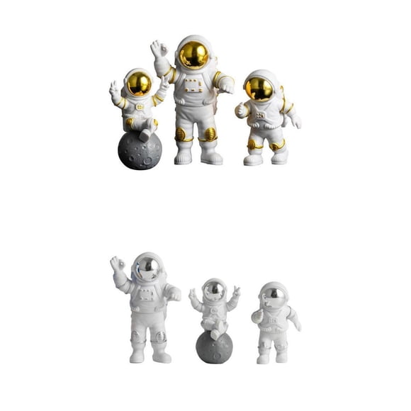 6 uds estatua de astronauti estante librería de astronauti colecciones para niños