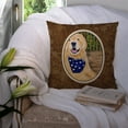 thumbnail image 3 of Carolines Treasures SS8972PW1414 Golden Retriever Fabric Decorative Pillow, 14Hx14W, multicolor, 3 of 4