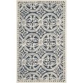thumbnail image 1 of Safavieh Cambridge Collection CAM123G Handmade Moroccan Premium Wool Area Rug, 3' x 5', Navy Blue / Ivory, 1 of 4