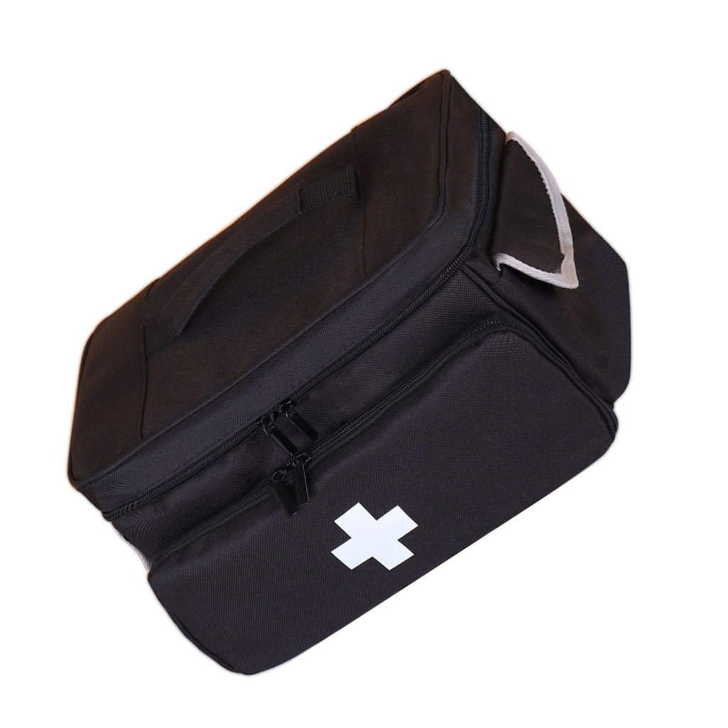 First Aid Kit Organizers with Multi Compartment Design and Smooth Zippers 600D Oxford Fabric for Secure Storage