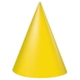 thumbnail image 1 of Yellow Party Hats, 8ct, 1 of 1