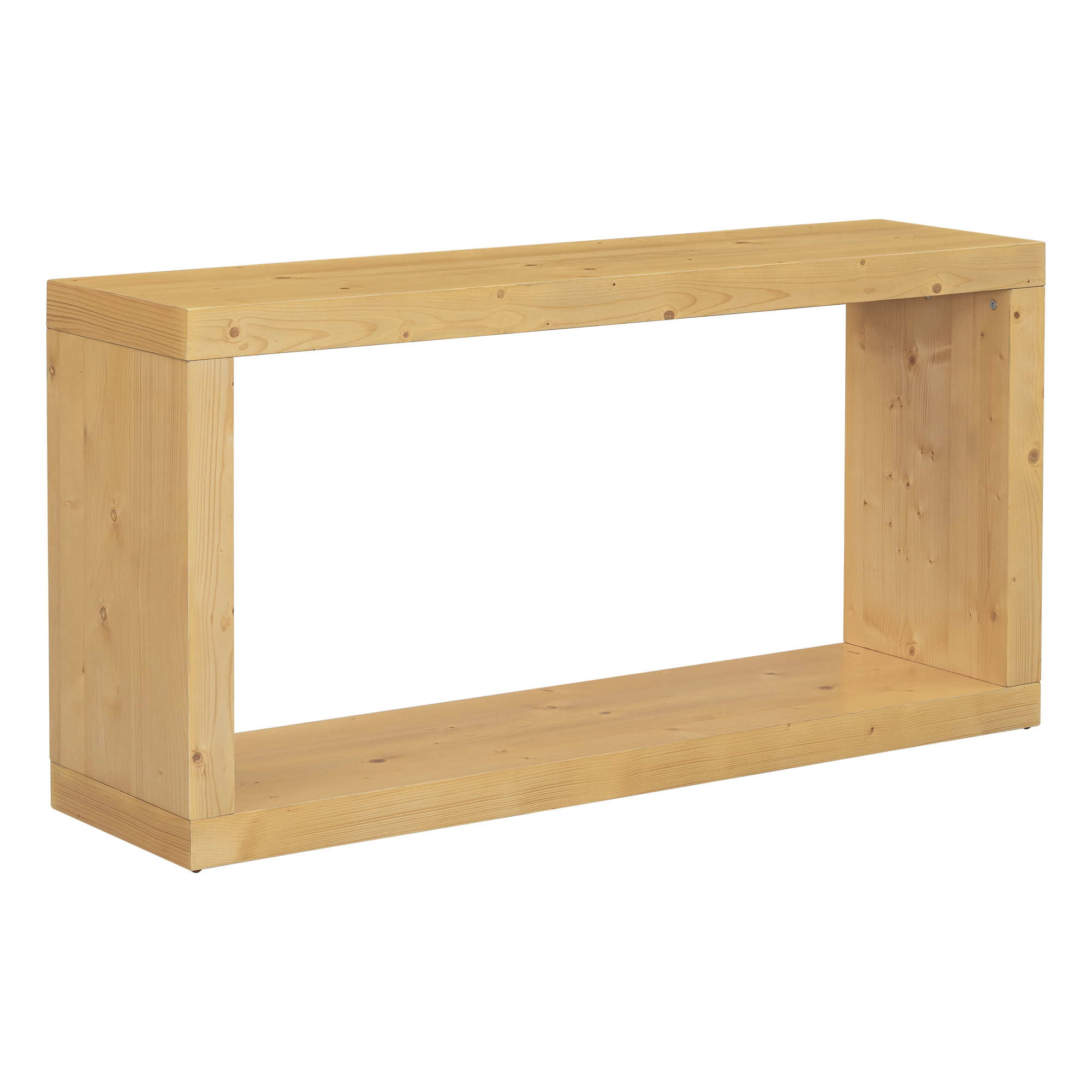 Harper & Bright Designs Minimalist Wood Console Table with Stroage , Modern Narrow Entryway Table with Open Shelf for Hallway and Entryway , Natural