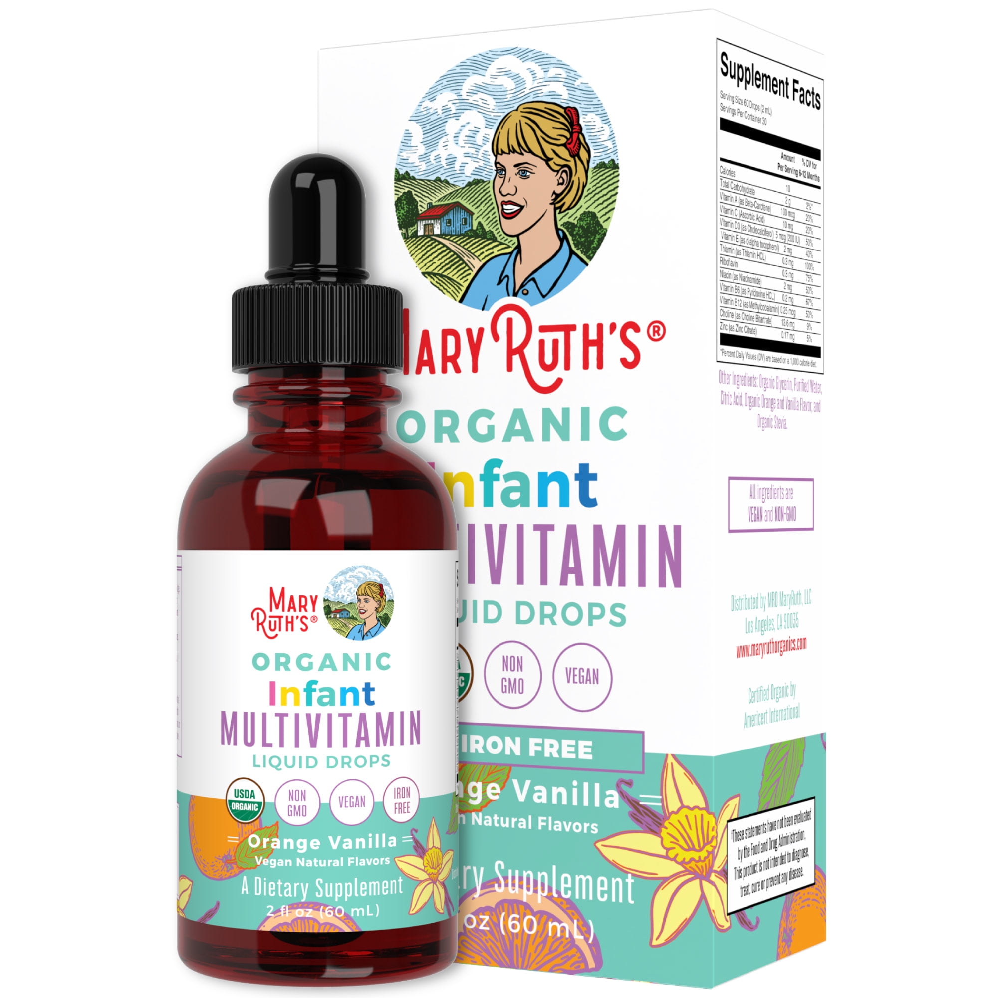 MaryRuth's USDA Organic Liquid Multivitamin Multivitamins for