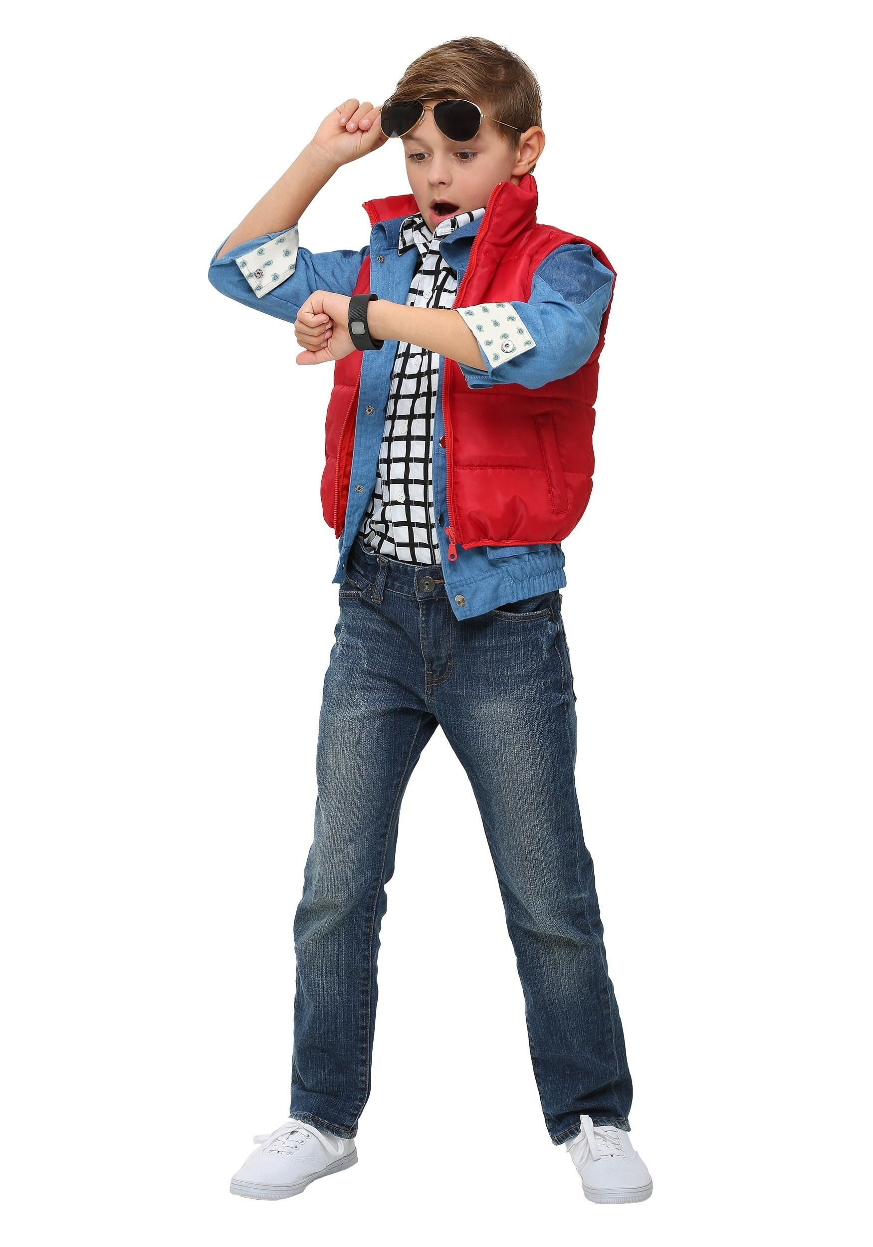 Back to The Future Marty McFly Fancy Dress Costume X-Small 