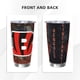 thumbnail image 3 of Taza térmica duradera de acero inoxidable 304 con tapa y pajita con temática del equipo de fútbol de Bengals Taza térmica de acero inoxidable de 20 oz Taza para automóvil Adecuada para bebidas frías, 3 of 8