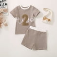 thumbnail image 2 of Soepste Baby Clothes Boy 2T Boy Clothes Toddler Boy Clothes Summer Outfits Kids Short Sleeve T-Shirt And Shorts, 2 of 9
