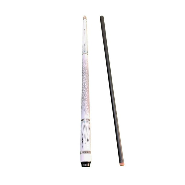 Taco de billar/snooker /2 Split Tecnología avanzada profesional de fibra de carbono blanco