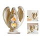 thumbnail image 2 of Elegant Acrylic Praying Angel with Heart Motifs 2D Flat Ornament with Base Ideal For Family Decors Keepsakes Gifting, 2 of 4