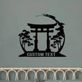 thumbnail image 2 of Custom Personalized Torii Gate Metal Wall Sign, Shrine Metal Wall, Japanese Traditional Wall Sign, Shinto Gate Wall , Home Decor, 2 of 6