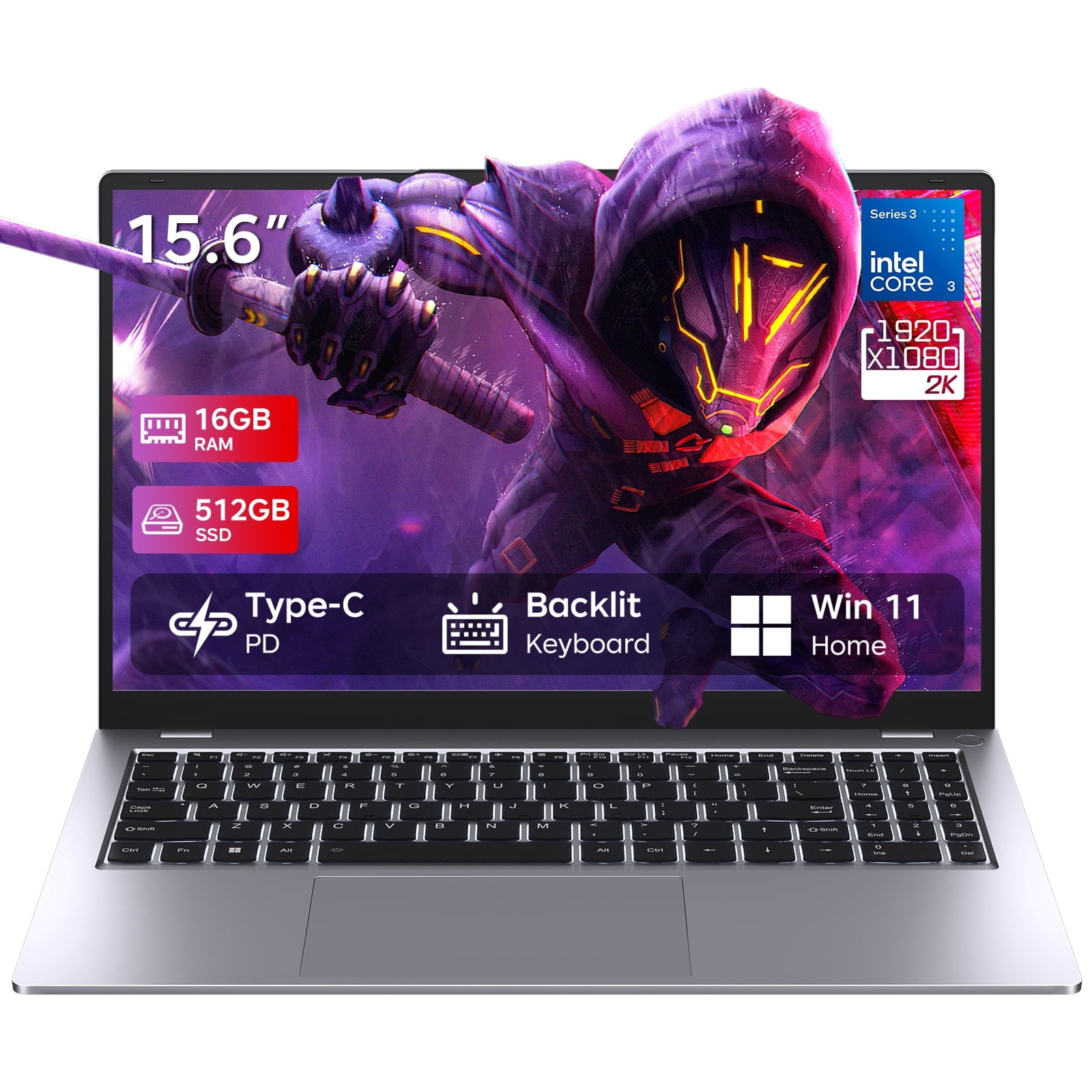 Lenovo LOQ 15IRH8 Gaming, Core i5, 8GB, 512GB SSD, 15.6'' 144Hz