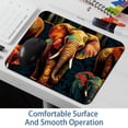thumbnail image 6 of Elephant Gaming Mouse Pad, Desk Mat, Square 8.3x9.8 Inch Non-Slip Rubber Bottom Printed for Office and Gaming, 6 of 6