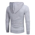 thumbnail image 5 of Lilgiuy Men Characteristic Zipper Hooded Long Sleeve Slim-fit Cardigan Hoodie, 5 of 6