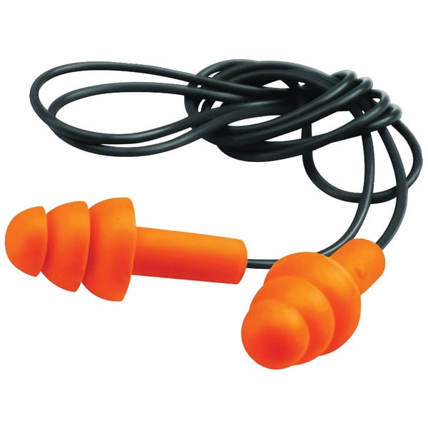 Walkers GWPEPCORD2PK Corded Foam Ear Plugs Earplugs 25 dB Orange