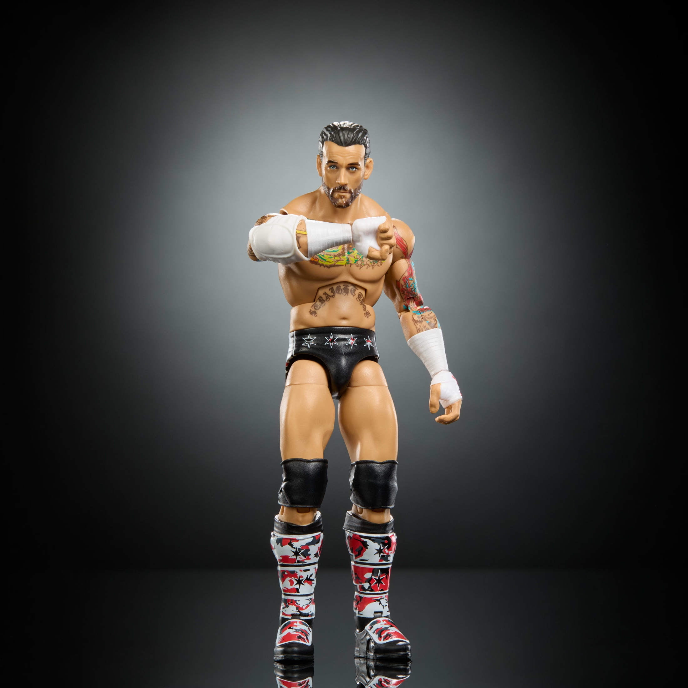 WWE Elite Collection Top Picks CM Punk Action Figure & Accessories, 6-inch Collectible Set (Styles May Vary)
