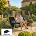 thumbnail image 2 of Outsunny Bench Cushion Water-Repellent, Navy Blue, 2 of 10