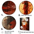thumbnail image 3 of Designart "Calvary Crimson Cross Montage I" Christianity Floater Framed Canvas Wall Art, 3 of 5