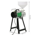 thumbnail image 2 of Electric Wet Mill Grinder Grain Wheat Feed Flour Cereal Mill Machine Heavy Duty Green, 2 of 31