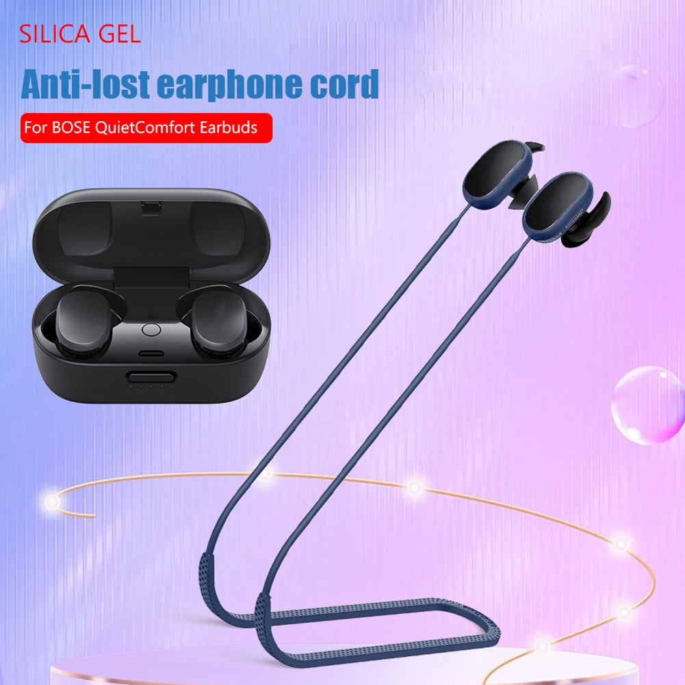 Peggybuy Silicone Anti Lost Earphone Holder Cable Lanyard for BOSE QuietComfort Earbuds Walmart