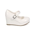 thumbnail image 2 of New Girl Soda Kayla-2S Patent Round Toe Platform Mary Jane Wedge Pump, 2 of 5