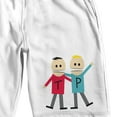 thumbnail image 2 of South Park Terrance And Phillip Men's White Sleep Pajama Shorts-XXL, 2 of 5
