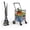 Standard Wheels, variant on Shopping Cart & 360° Swivel Wheels | Foldable Collapsible & Lightweight | Perfect for Groceries Laundry Utility Cart - Black