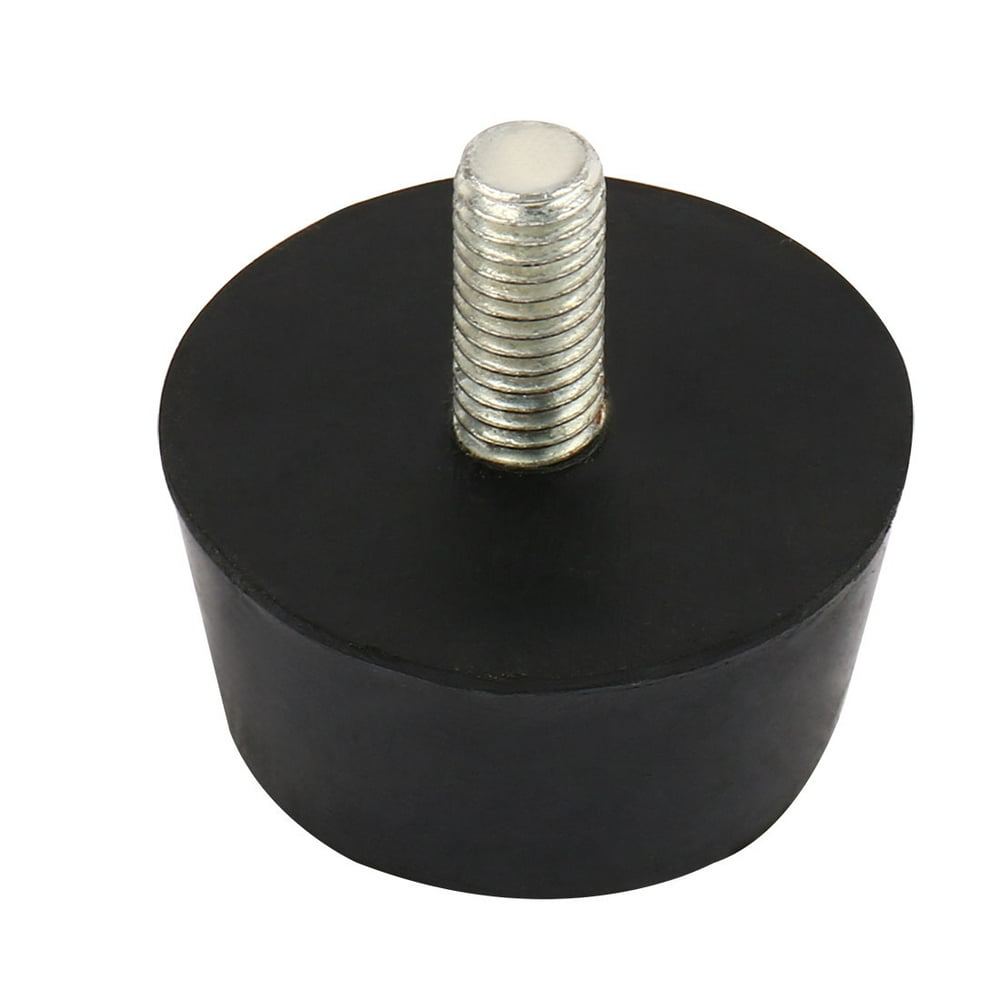 Unique Bargains M8x18 Thread Adjustable Anti Abrasive Rubber Leveling