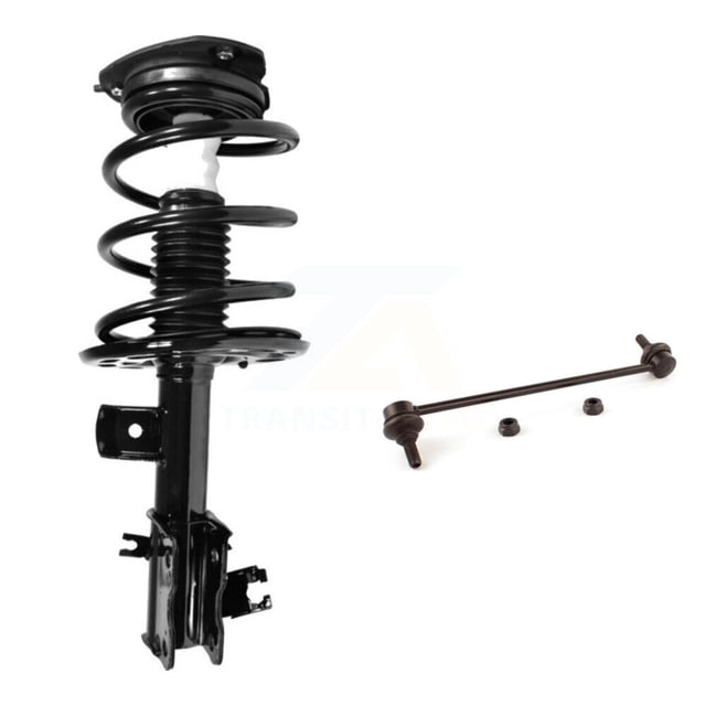 Transit Auto Front Right (Passenger Side) Complete Shock Assembly and TOR Link Kit for Car 2007-2012 Nissan Altima GAS engine Excludes Hybrid KSS-108358