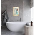thumbnail image 4 of Mermaid Wall Decor For Bathroom For Girl Room Life Lesson From A Mermaid Canvas Prints Wall Decorations Nautical Theme Bathroom For Wall Decor Home Decor Ready To Hang, 18x12 Inch, 4 of 6