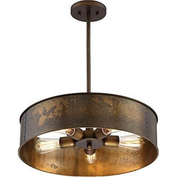 Nuvo 60-5894 - Kettle Pendant; Antiqued Copper Finish