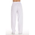 thumbnail image 3 of Just Love Stretch Solid Scrub Pants for Women 6825-WHT-S (White, Medium), 3 of 3