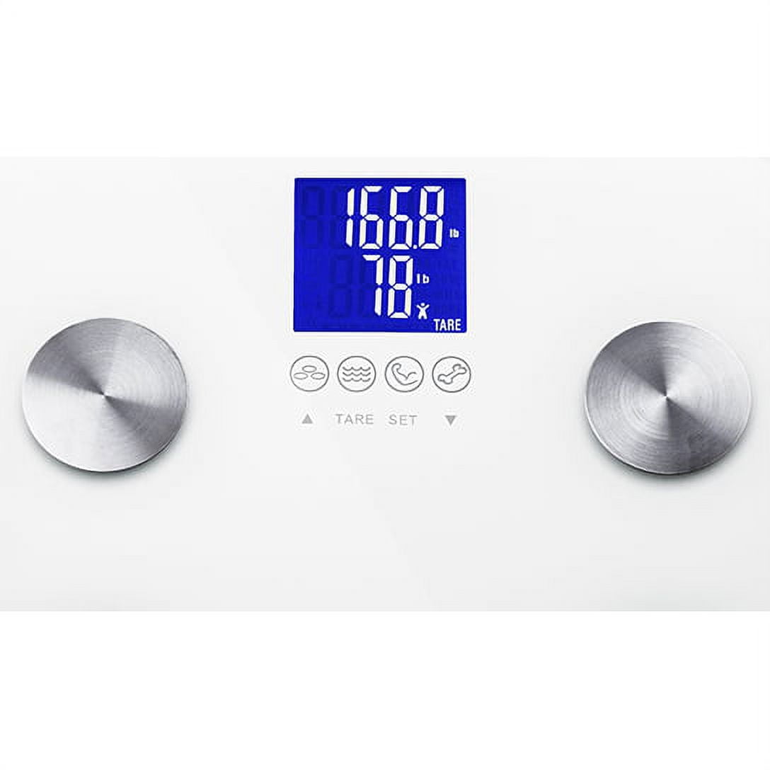 Ozeri Touch 440 lbs Total Body Bath Scale with Auto Recognition and Infant Tare Technology