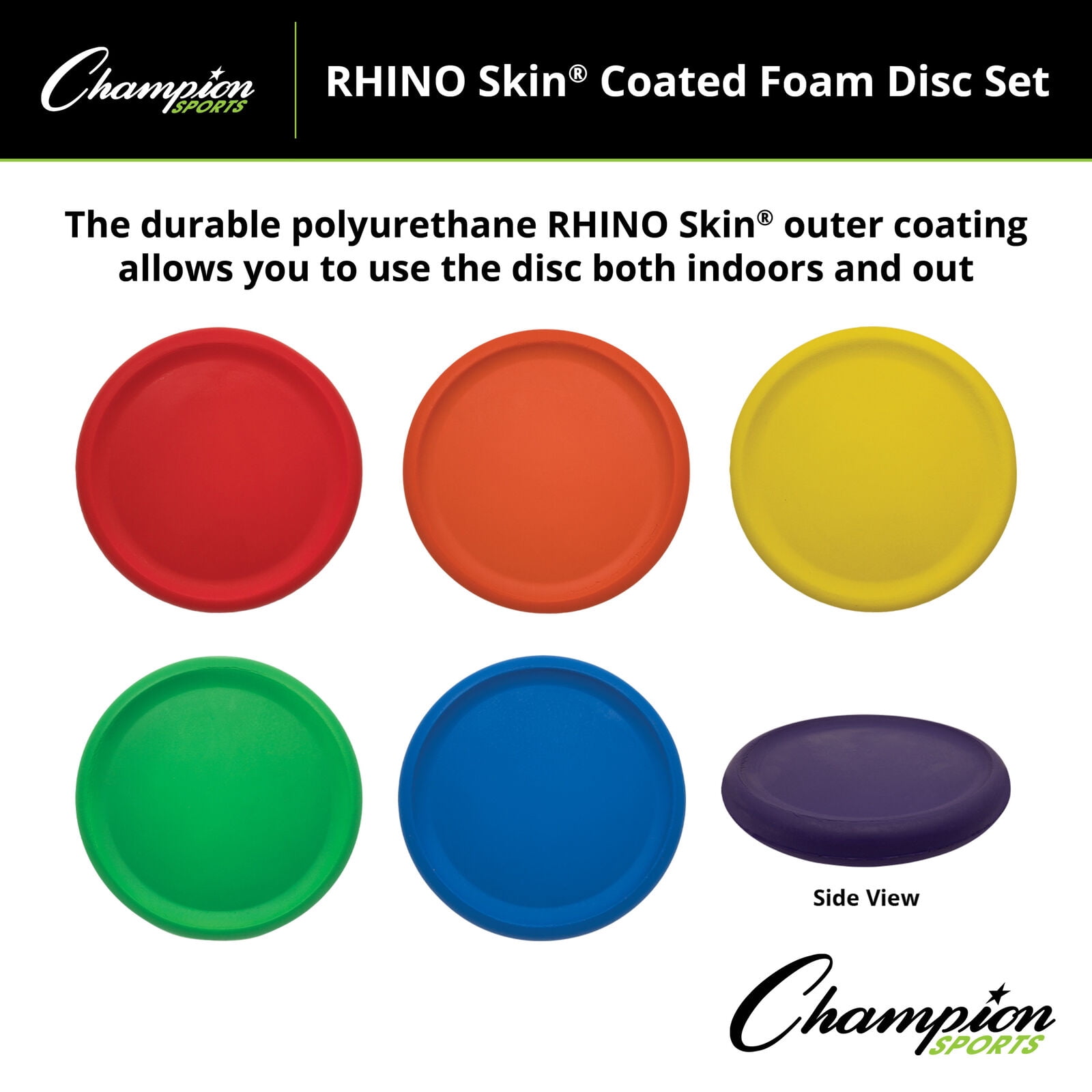 Champion Sports Rhino Skin Foam Disc Set