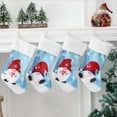thumbnail image 4 of Medias De Navidad Calcetines De Papá Noel Sin Rostro Bolsa De Dulces Para Chimenea Decoración De Fiesta De Navidad Monstrate HA037857-00, 4 of 6