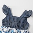 thumbnail image 4 of Vestido a juego familiar, vestidos de madre e hija con flores sin mangas, 4 of 4