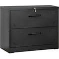 thumbnail image 6 of Lateral File Cabinet with 2 Drawer,Heavy Duty Locking Metal Lateral File Cabinet,35.43" L x 17.72" W x28.7 H, for Legal Letter Files,Disassemble, 6 of 8