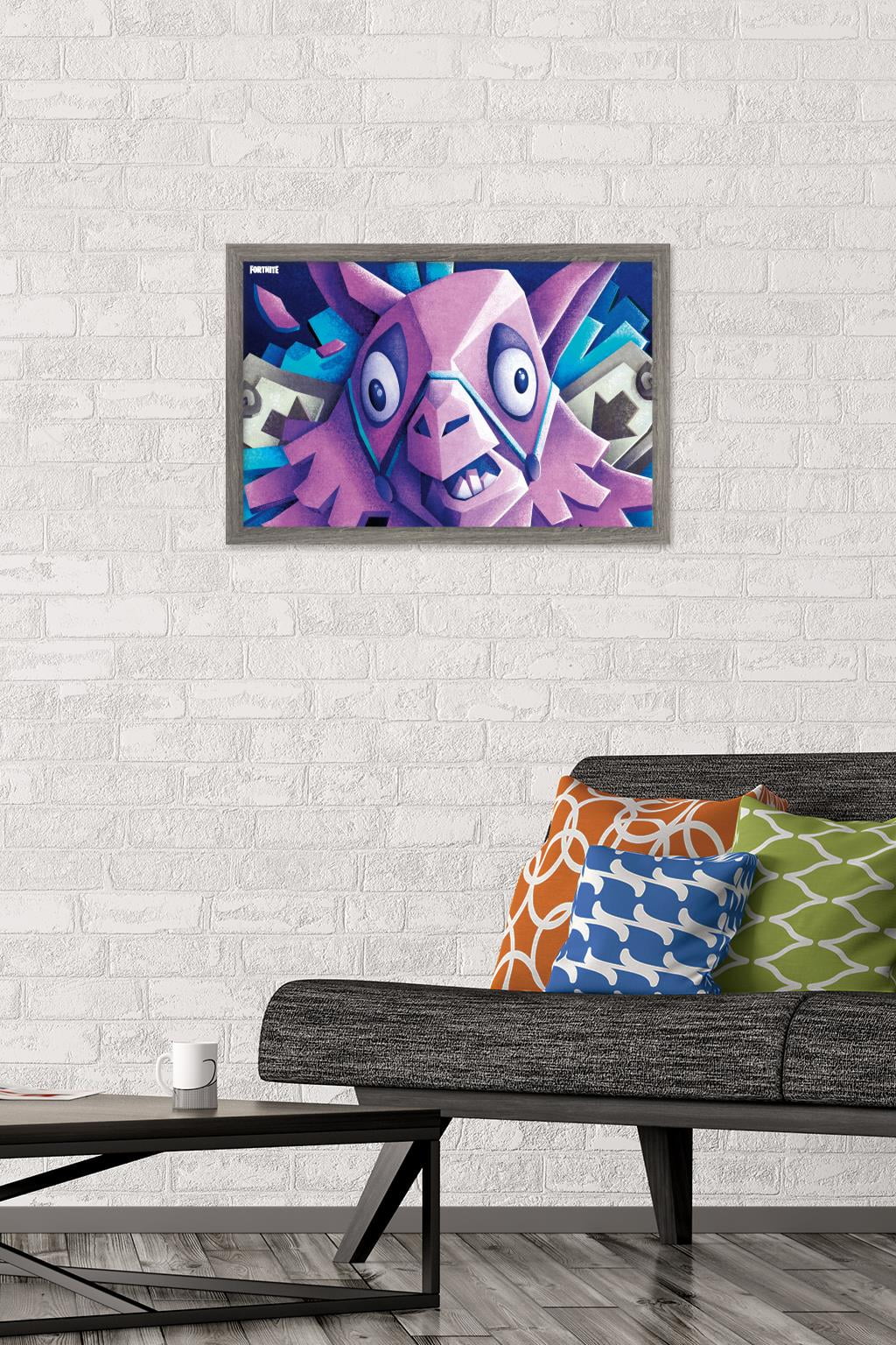 Fortnite - Llama Wall Poster, 14.725" x 22.375", Framed