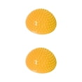 thumbnail image 4 of Naiovety Balones de yoga semicirculares Aplicación amplia Flexible y segura Vaina de equilibrio flexible y cómoda amarilla amarillo 2Conjunto, 4 of 6