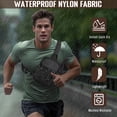 thumbnail image 2 of Bandolera DEYACE Small para hombre, impermeable, nailon, color negro, 2 of 7