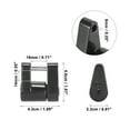 thumbnail image 3 of Unique Bargains 1/4" Hitch Pin Lock Trailer Hitch Lock Trailer Hitch Pin Lock Set Black, 3 of 7